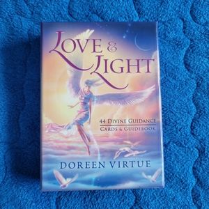 LOVE & LIGHT Oracle Cards and guidebook in Box. EUC.
